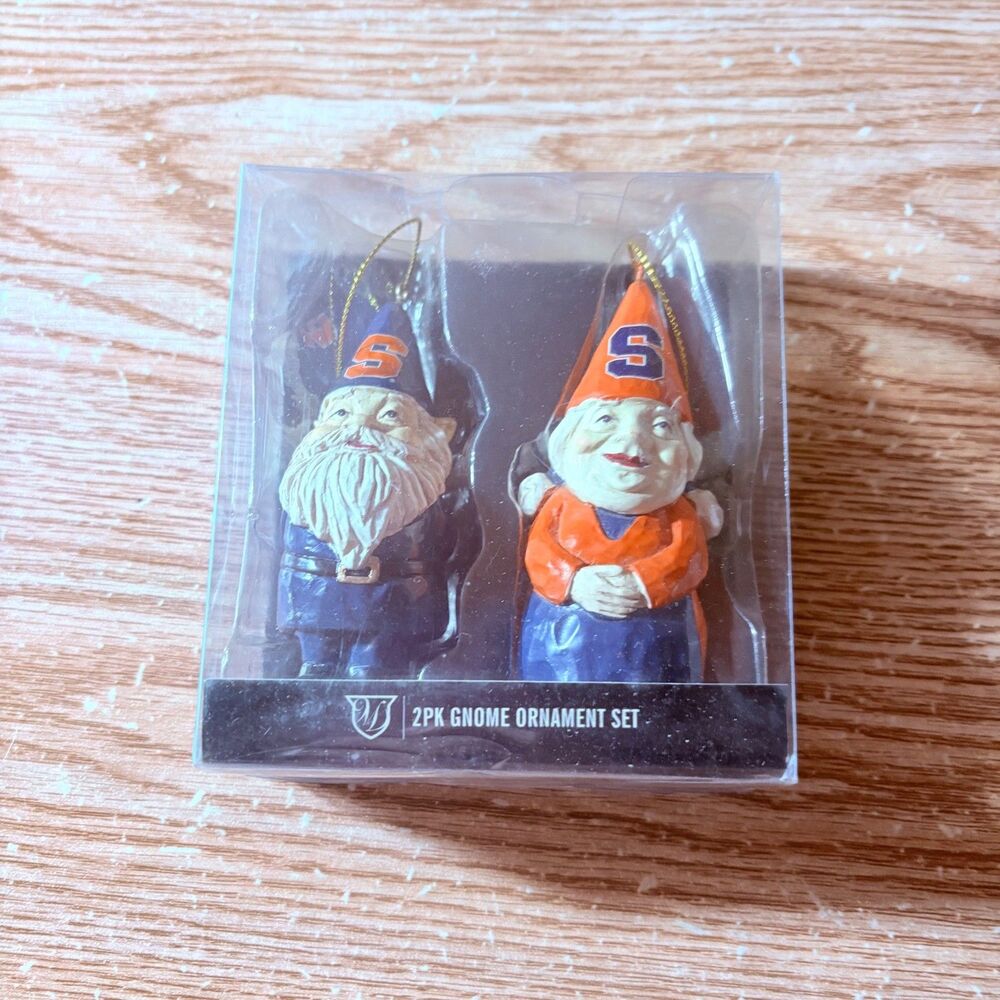 Team Gnomes Sysracue Orange Forever Collectibles New 2 In Box 3.5"